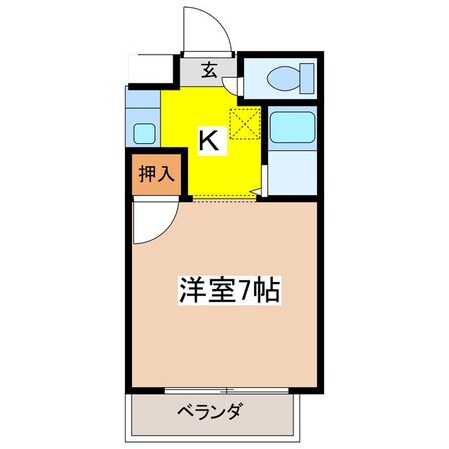 松本駅 バス20分  南浅間下車：停歩8分 2階の物件間取画像